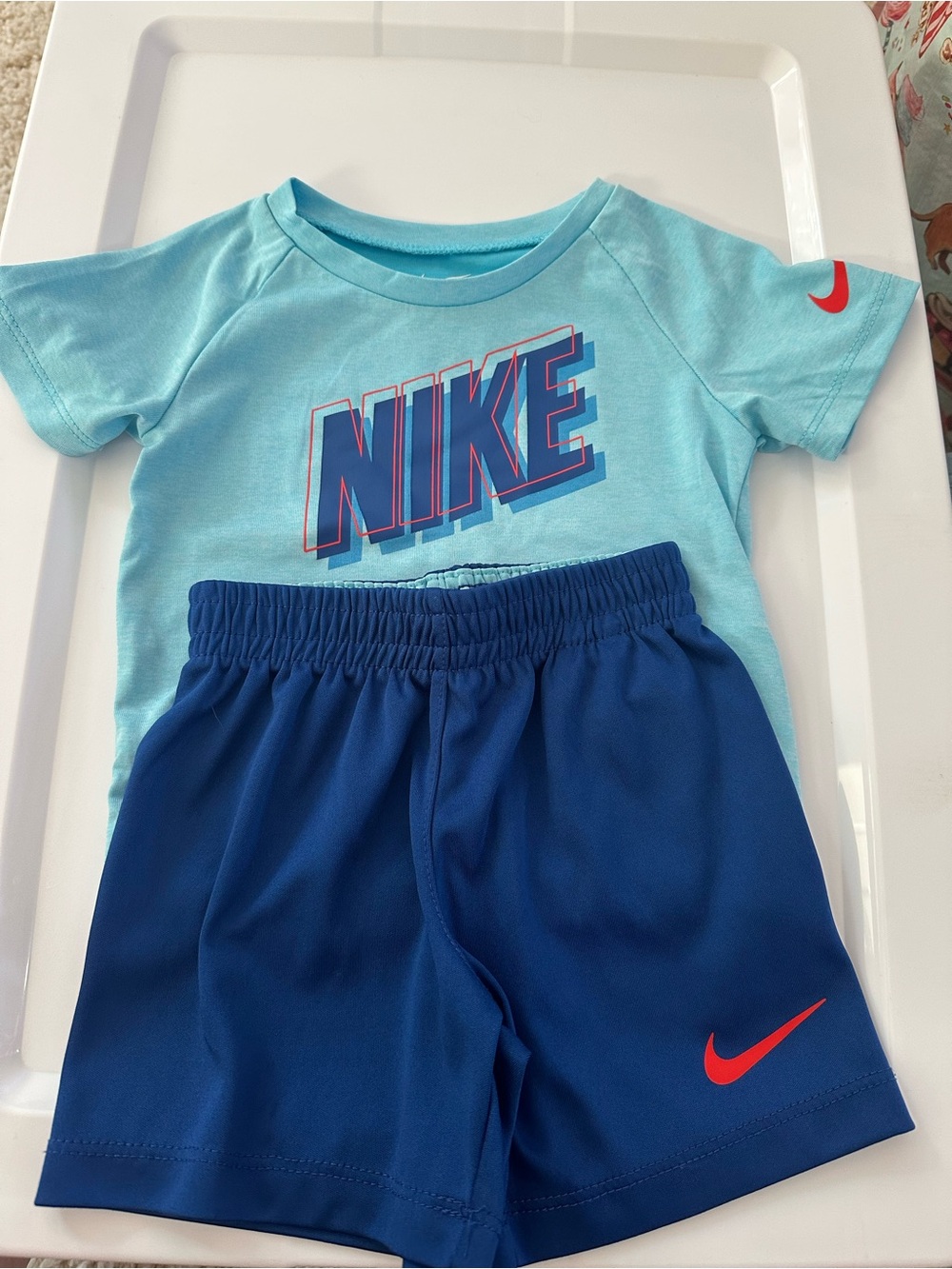 Nike Dri-Fit Logo Shirt & Shorts Set